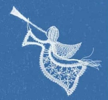 Vánoční zastavení s krajkou